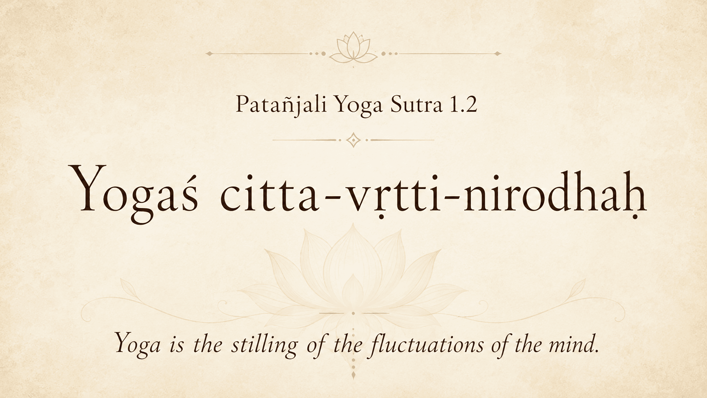 Yoga Sutra Image